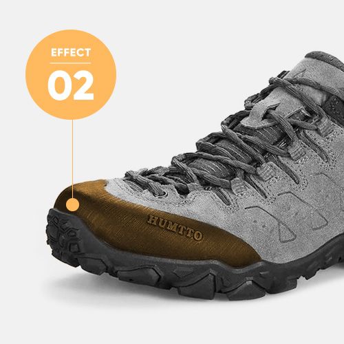 Giày hiking nam cổ thấp Humtto Hàn Quốc da bò lộn Boulder Low Ridge TR 1