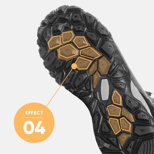 Giày đi phượt da bò độ rộng linh hoạt Humtto Hàn Quốc cổ vừa vát Boulder Midridge TR Men’s – Sand 8