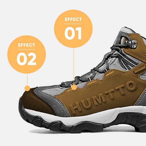 Giày trekking logo Humtto nổi bật Hàn Quốc cổ ngắn Whale Mid MT Men - Brown 6