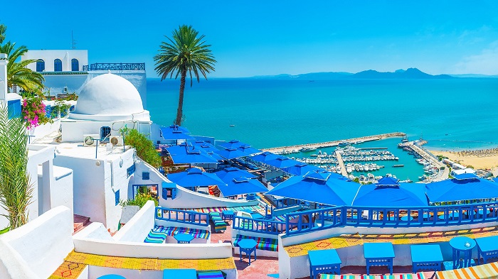 Sidi Bou Said Ngôi làng trắng và xanh