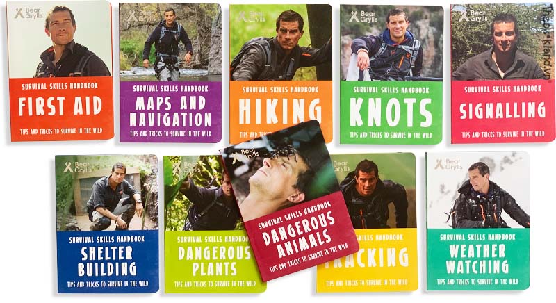 Bear Grylls Survival Skills Handbook (Bộ 10 tập)