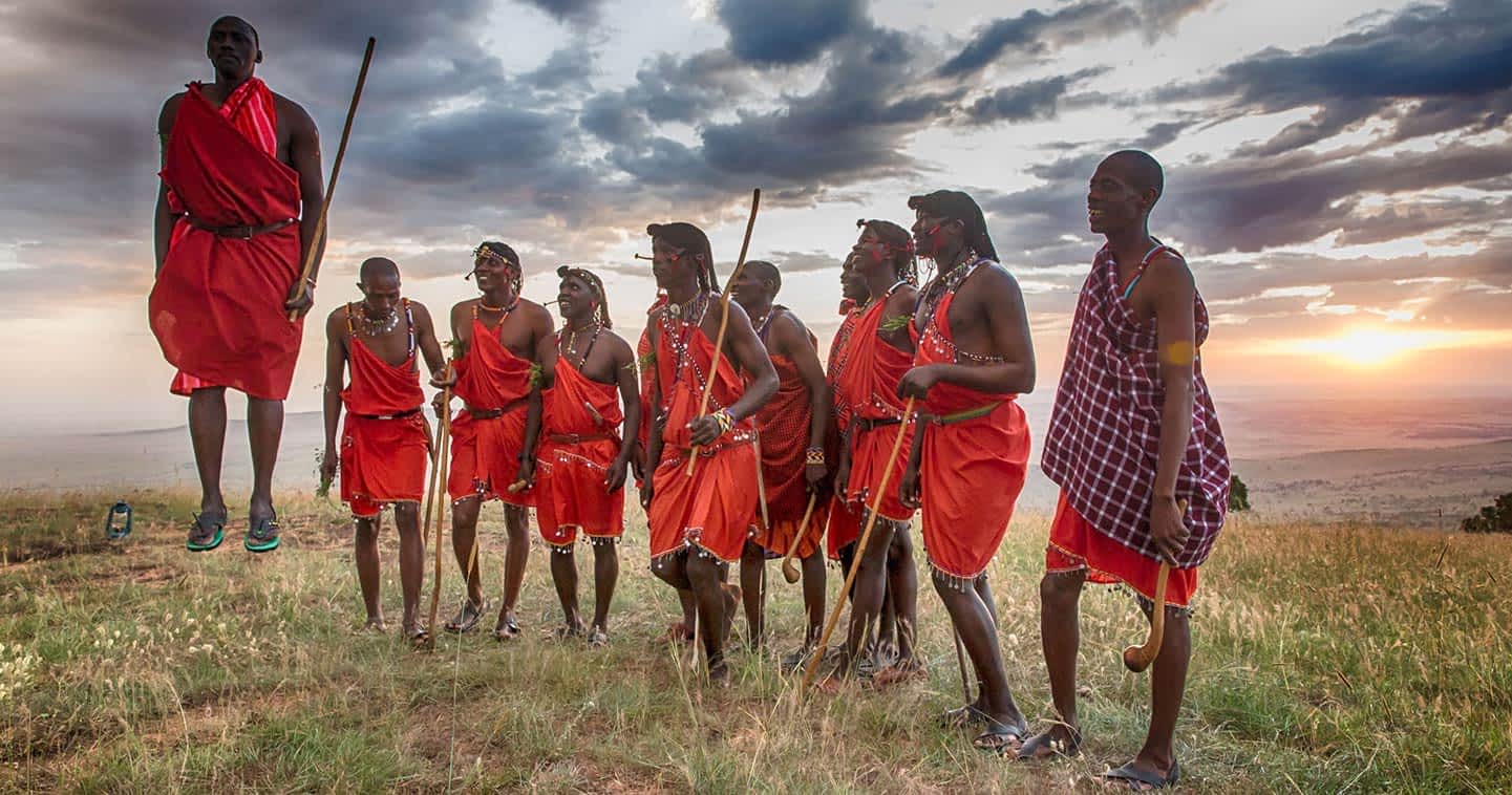 The Maasai people of Serengeti National Park in Tanzania