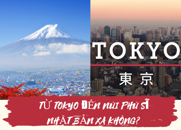 Tuyến đường di chuyển đến ngọn núi Phú Sỹ từ Tokyo