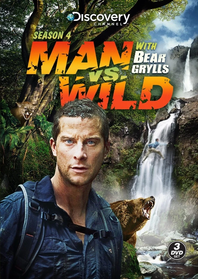 bear grylls show truyền hình thực tế Man vs Wild phát sóng trên kênh Discovery