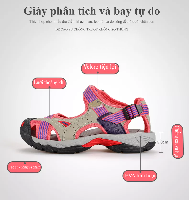 Dép Sandal nữ Humtto 9602B-10