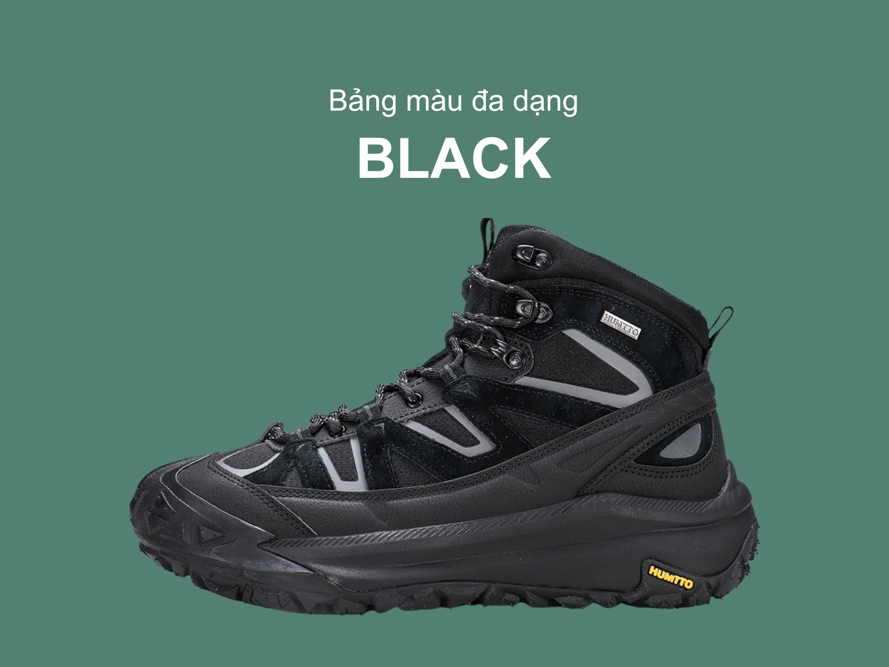 Giày leo núi nam Humtto 260996A cổ lửng outdoors cao cấp-16
