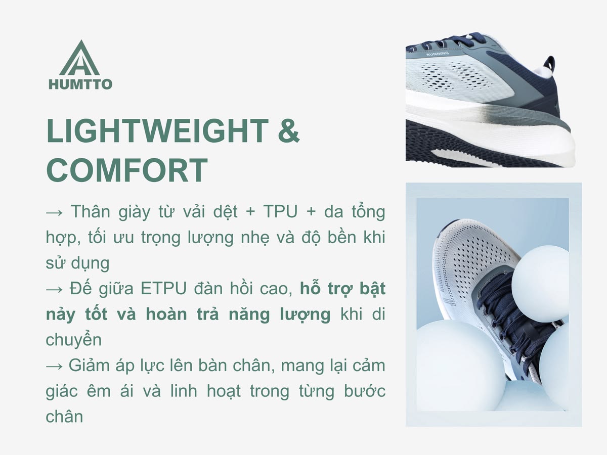 Giay chay bo the thao sieu nhe nam Humtto X Easy Run 370374A 13
