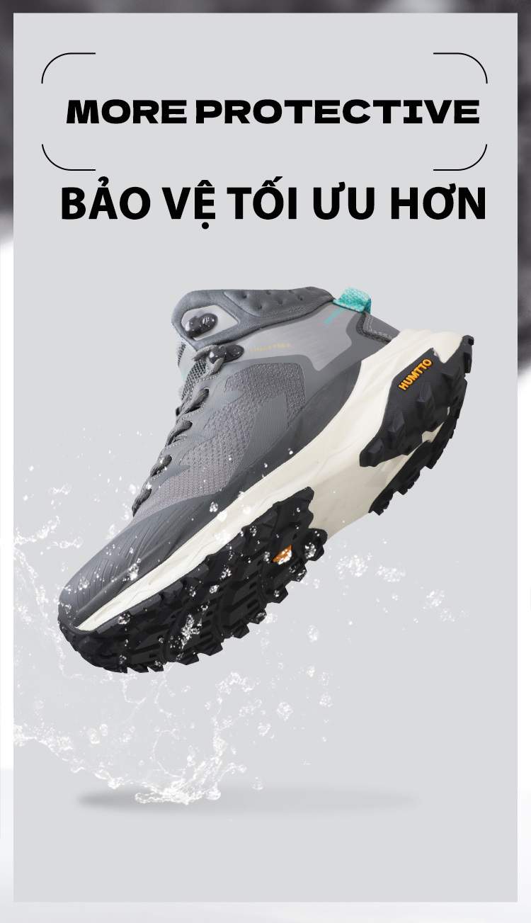 Giày leo núi nam pro Humtto 260987AC cổ cao đế gai siêu bám đi tuyết giữ ấm-8