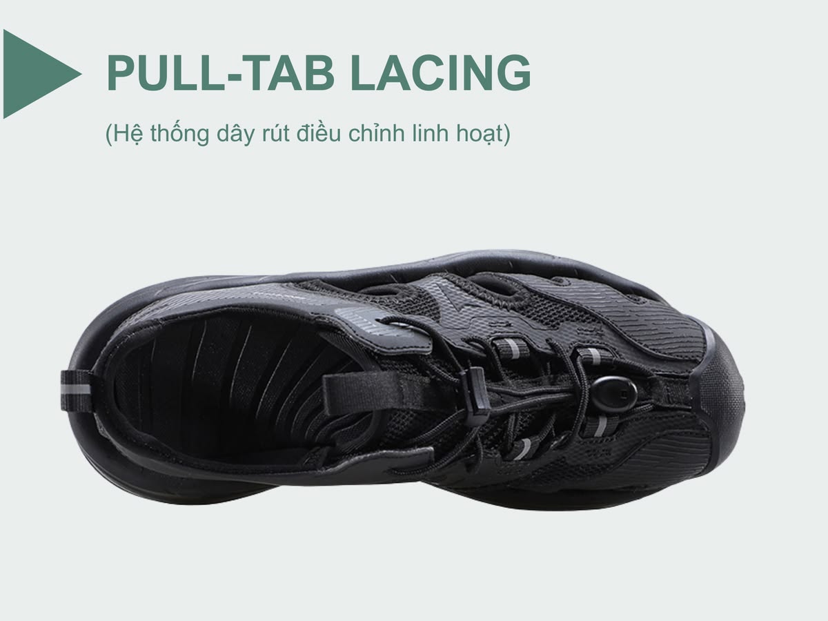 Giày sandal đi biển trekking thoát nước nhanh nam Humtto 771222A-10
