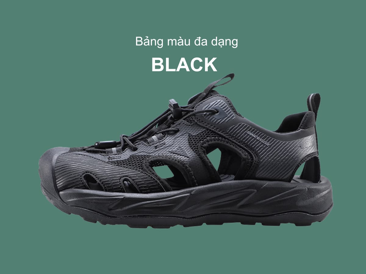Giày sandal đi biển trekking thoát nước nhanh nam Humtto 771222A-12