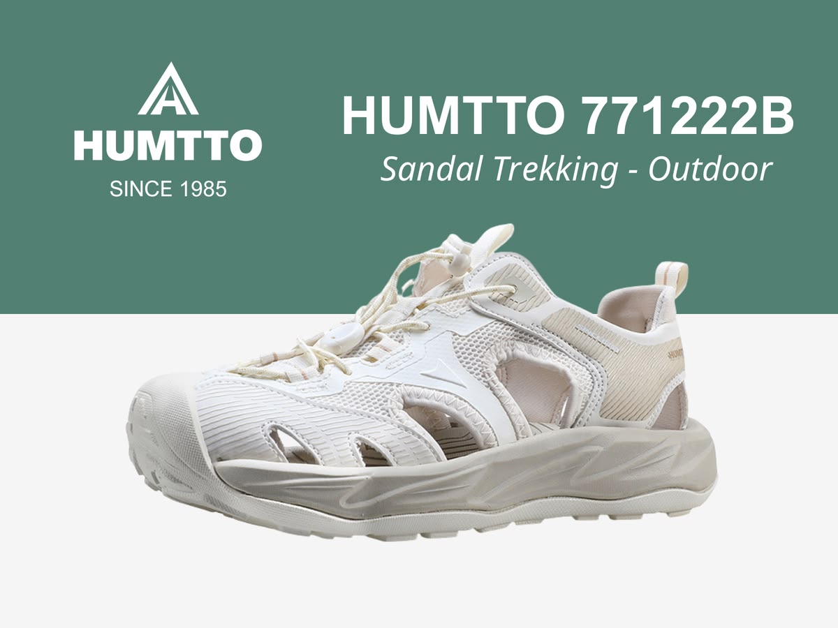 Giày sandal đi biển trekking thoát nước nhanh nữ Humtto 771222B-16