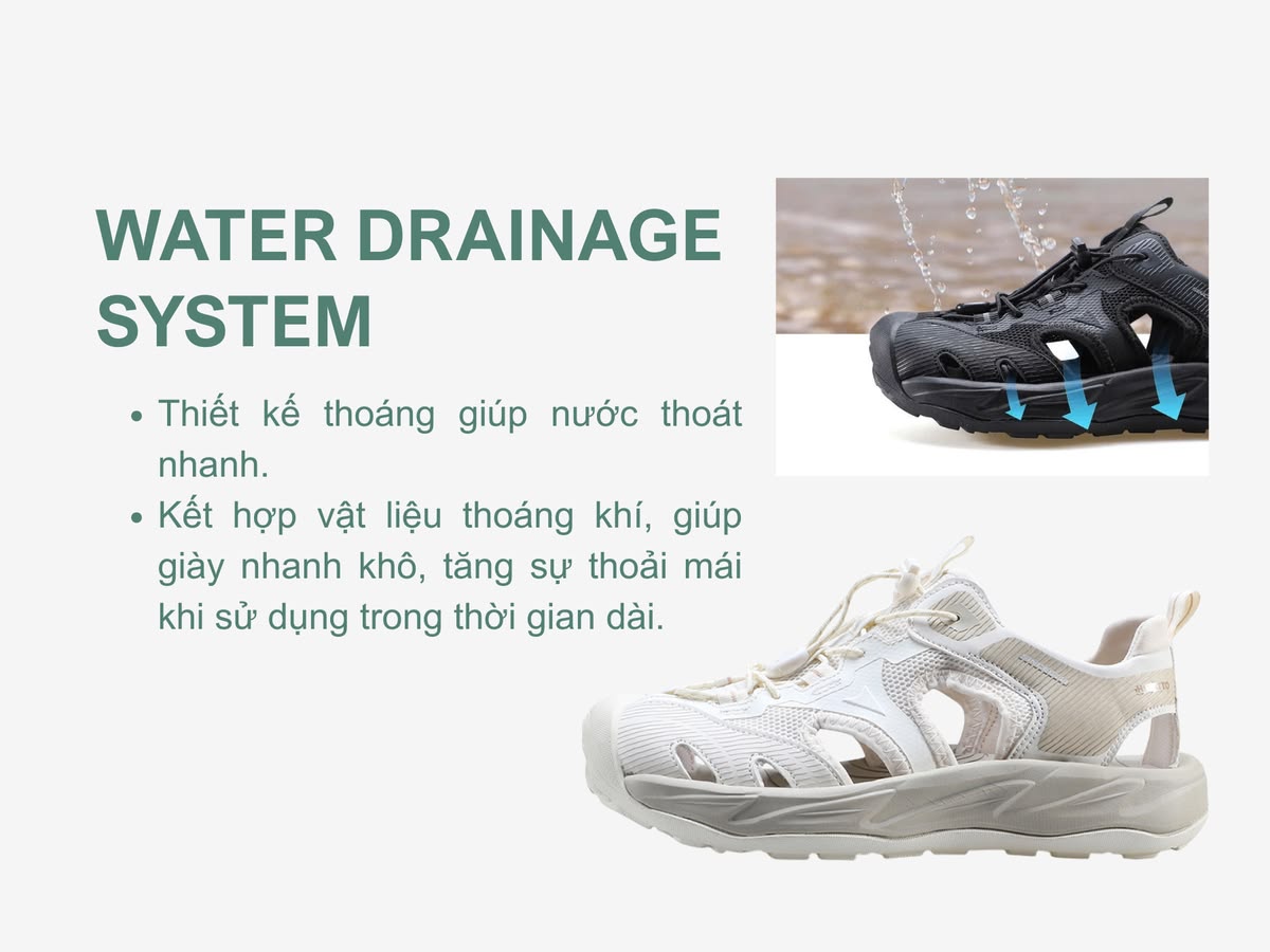 Giày sandal đi biển trekking thoát nước nhanh nữ Humtto 771222B 37 Giày sandal đi biển trekking thoát nước nhanh nữ Humtto 771222B-21