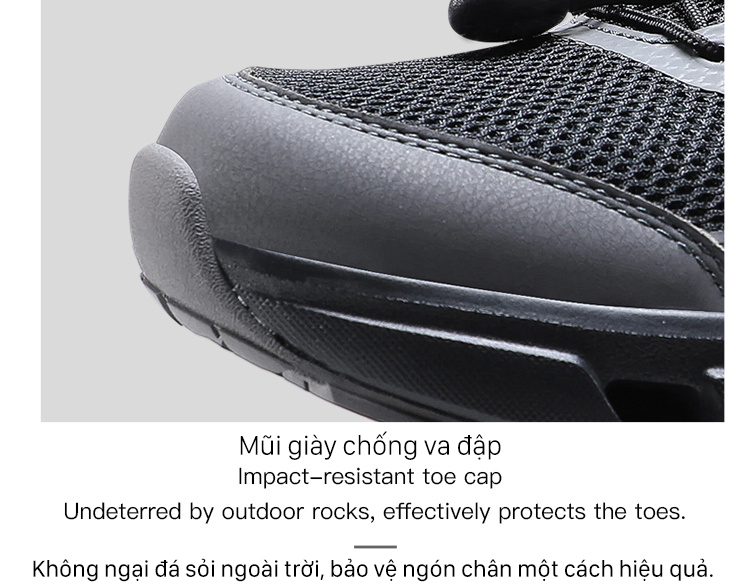 Giày lội nước nam Humtto 671495A mặt lưới mau khô dây rút tiện lợi-15