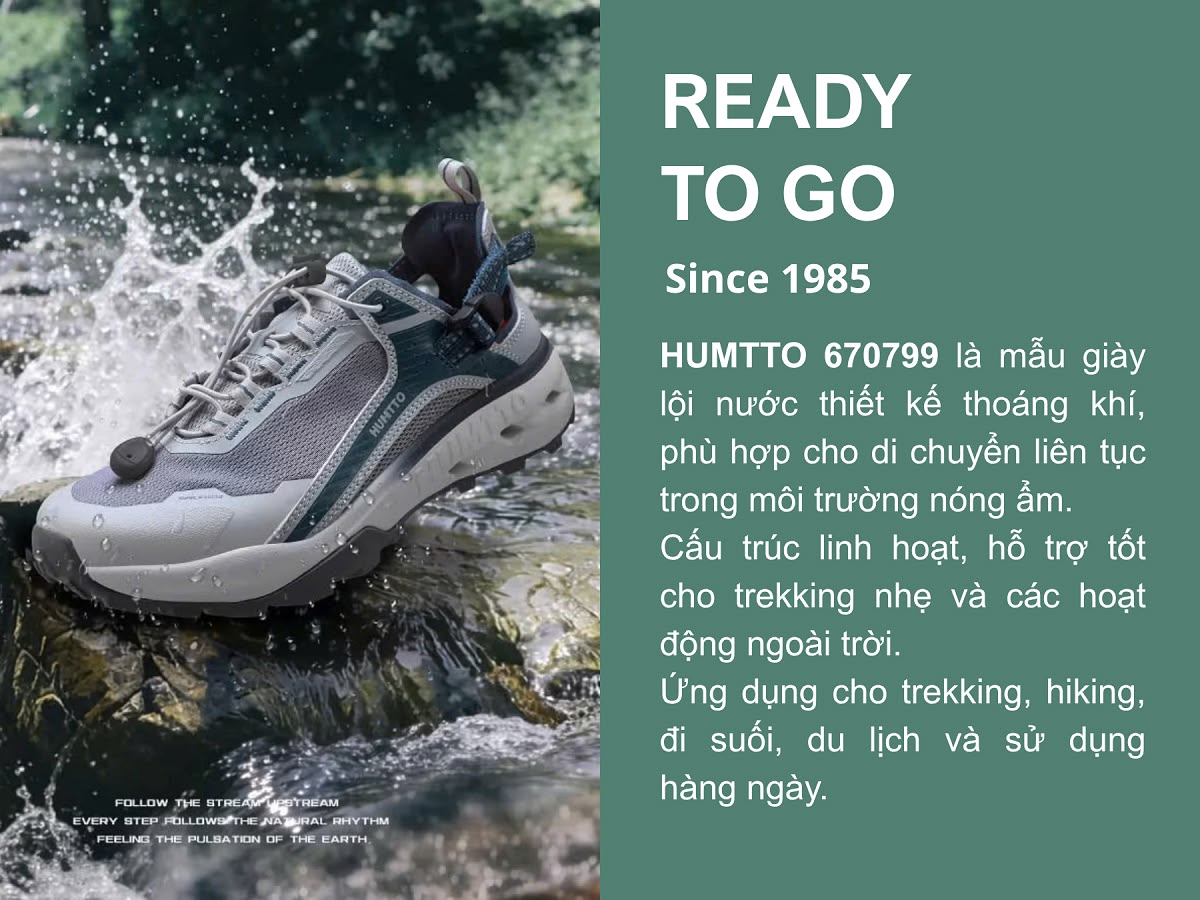 Giày lội nước trekking chuyên dụng nữ Humtto 670799B-17