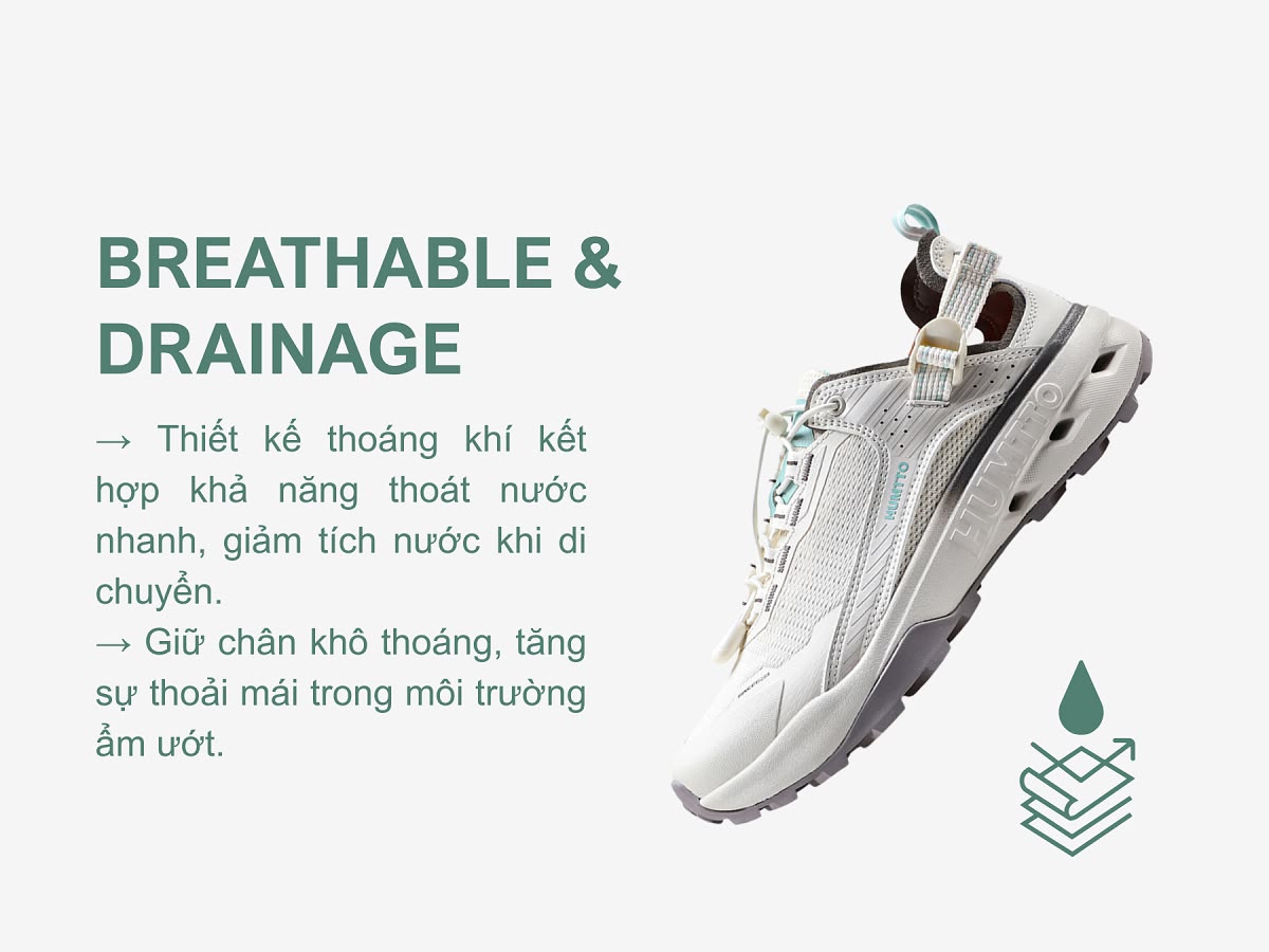 Giày lội nước trekking chuyên dụng nữ Humtto 670799B-21