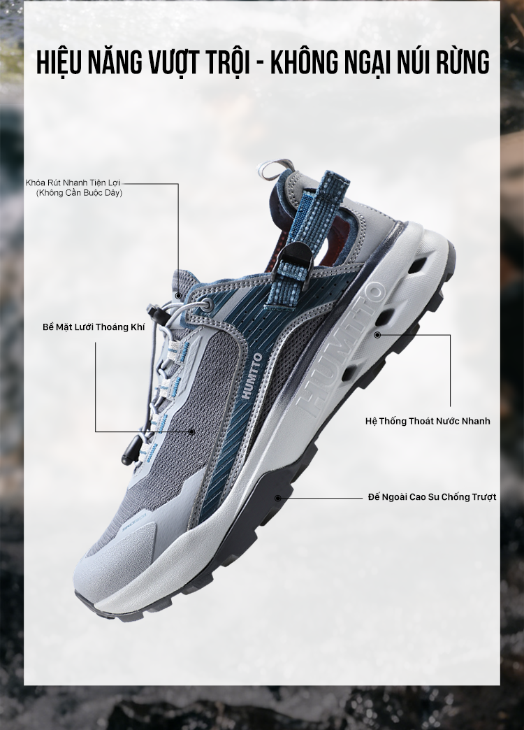 Giày lội nước trekking chuyên dụng nữ Humtto 670799B-33