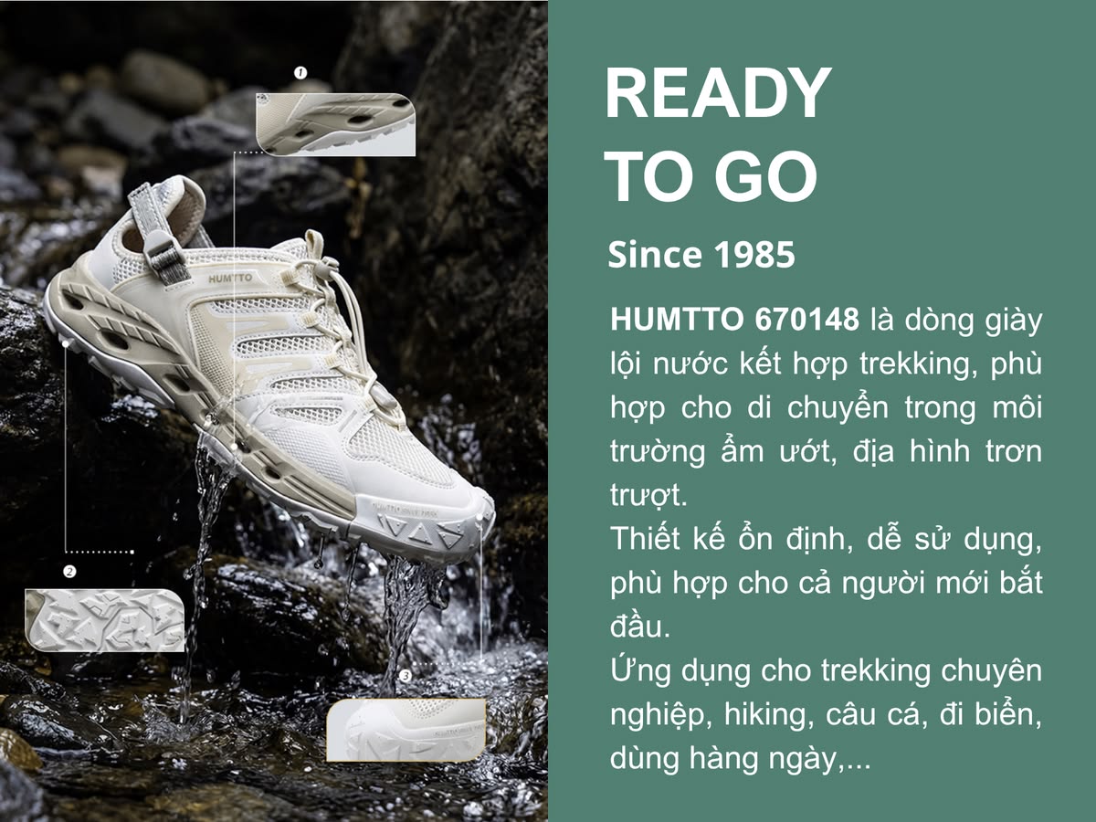 Giày lội nước trekking đi biển nữ Humtto 670148B-12
