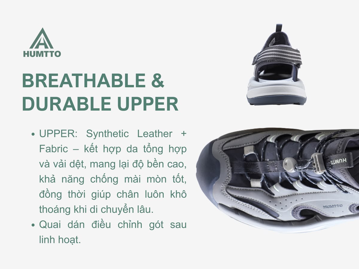 Giày rọ leo núi lội nước chống trượt nam Humtto 771588A-13