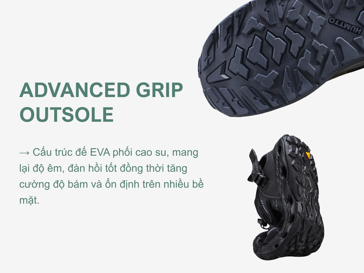 Giày rọ leo núi lội nước chống trượt nam Humtto 771588A-14