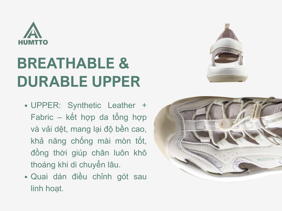 Giày rọ leo núi lội nước chống trượt nữ Humtto 771588B-13