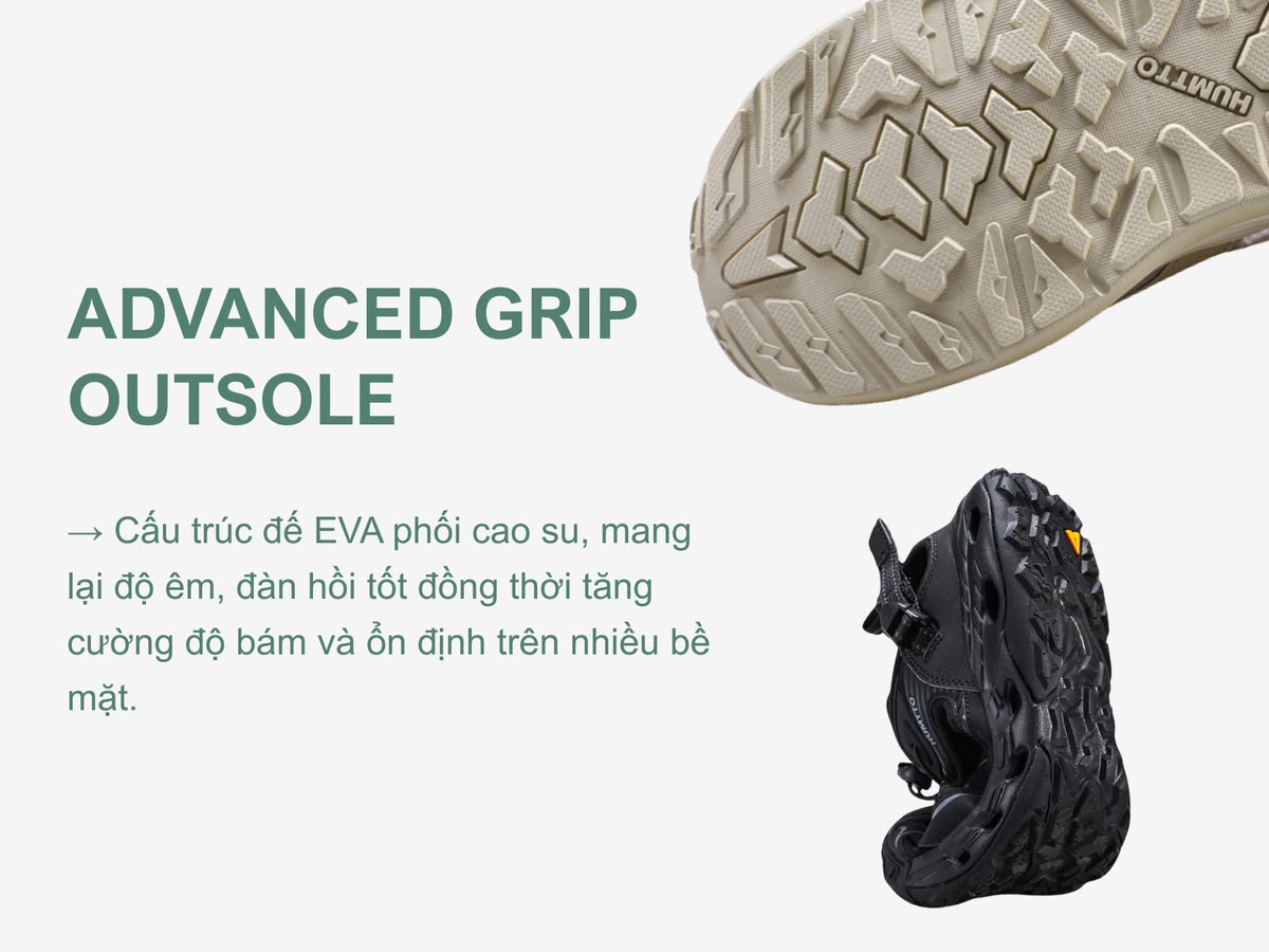 Giày rọ leo núi lội nước chống trượt nữ Humtto 771588B-14