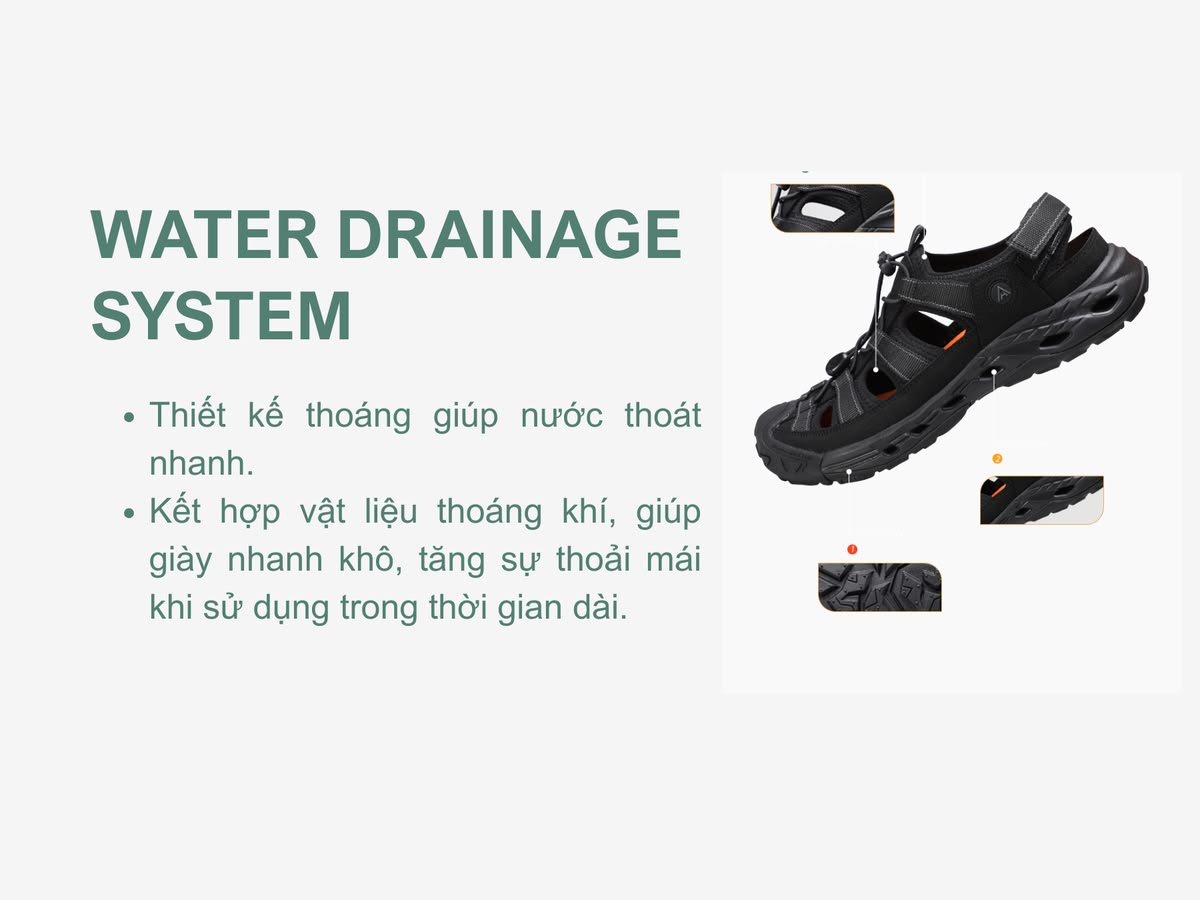 Giày sandal lội nước chống trượt nam Humtto 670823A-16