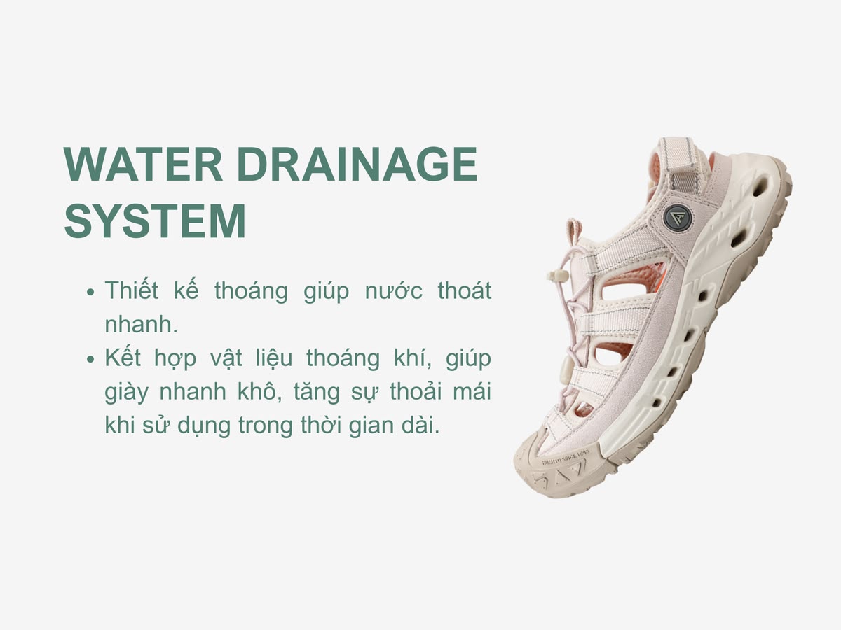 Giày sandal lội nước chống trượt nữ Humtto 670823B-16