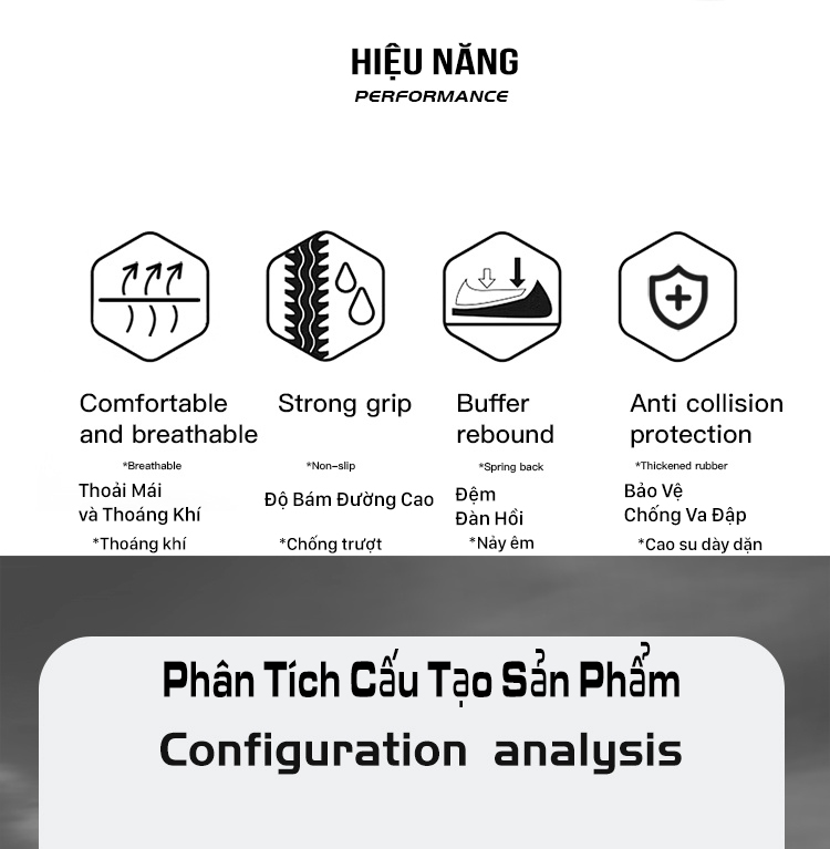 Giày leo núi cặp đôi 160112A cổ thấp mặt lưới thoáng khí dây đốt tre-7