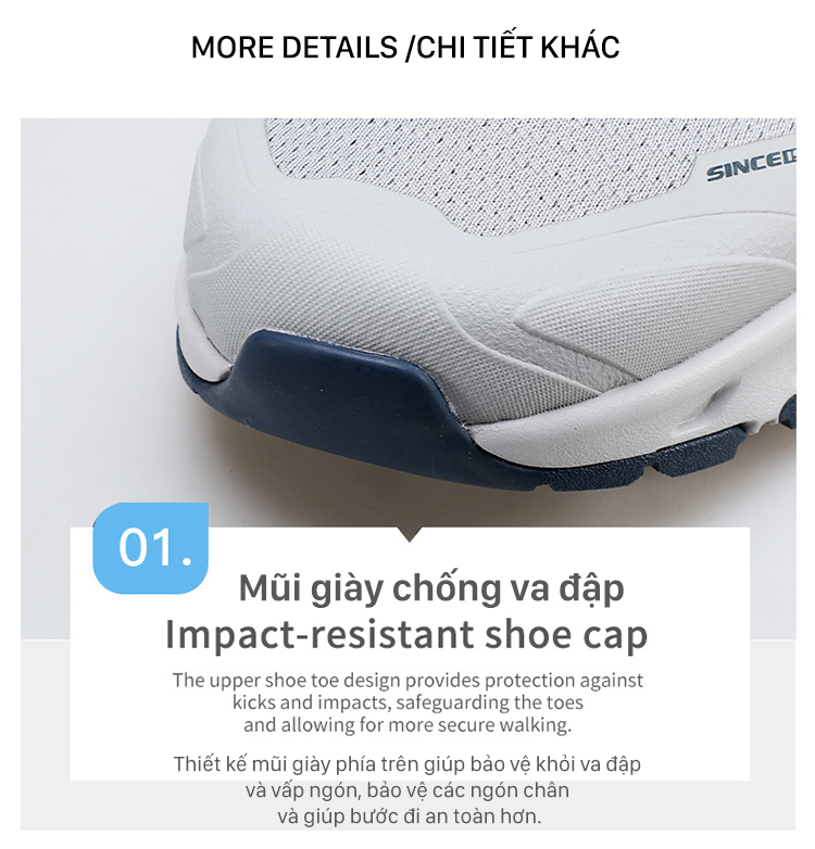 Giày leo núi nam Humtto 171443A cổ thấp lưới thoáng khí đa màu sắc-15