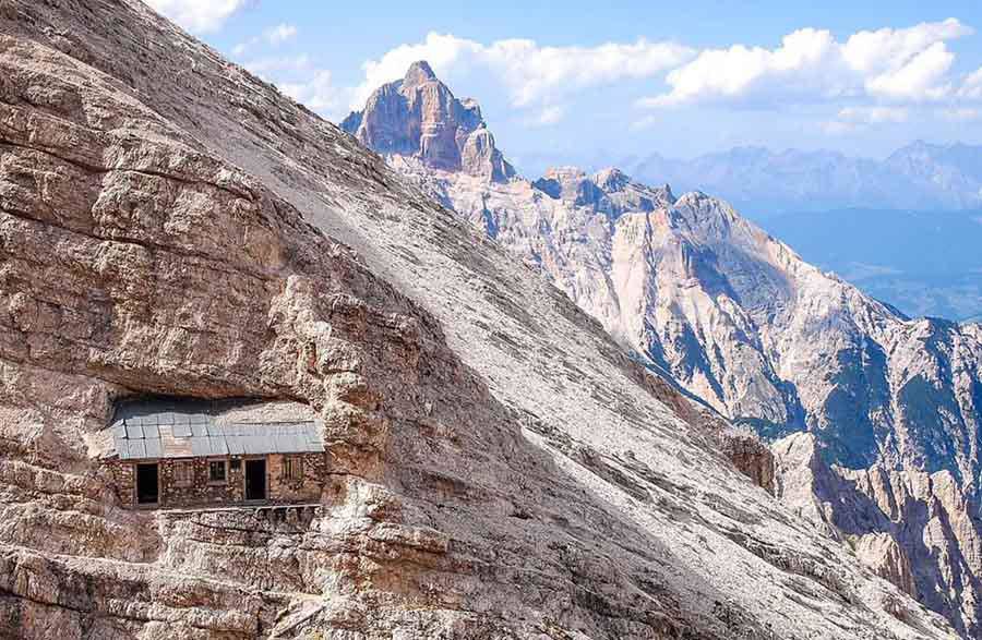 Nơi trú ẩn trên núi Alpine