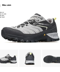 Giày leo núi nữ cổ thấp Humtto Hiking Shoes 140503B-1