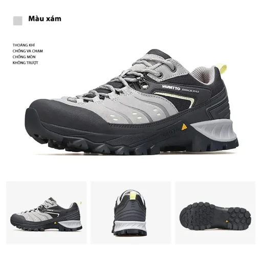 Giày leo núi nữ cổ thấp Humtto Hiking Shoes 140503B-1