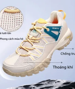 Giày leo núi nữ cổ thấp Humtto Hiking Shoes 140755B-5