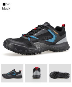 Giày hiking nam Humtto 150294A cổ thấp lưới nhẹ thoáng khí bám dính-16