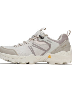 Giày hiking nữ Humtto 160986B cổ thấp da heo thoáng khí chống trượt-1