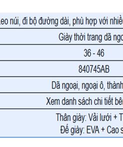 Giay leo nui nam nu Humtto 840745AB xuan he co thap luoi thoang khi day rut 7