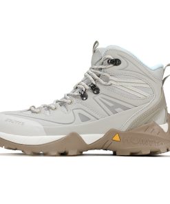 Giày trekking nữ pro Humtto 260195A cổ cao cặp đôi đi tuyết đế siêu bám chống mài mòn-2