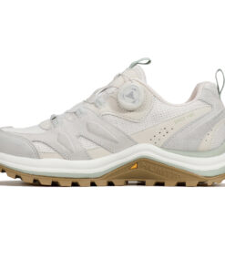 Giày hiking nữ Humtto 160482B cổ thấp da lộn khóa BOA chắc chắn-2